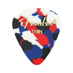 Fender芬达电吉他拨片彩色赛璐璐民谣木吉他扫弦片防滑速弹片pick