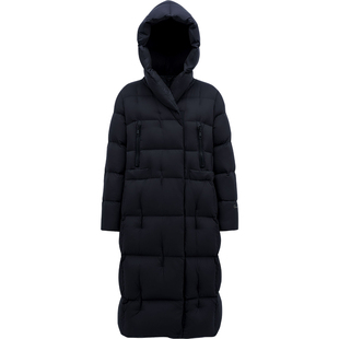 LINCCHIC金羽杰2025年冬季新款连帽围裹感加厚长款羽绒服女8239Y