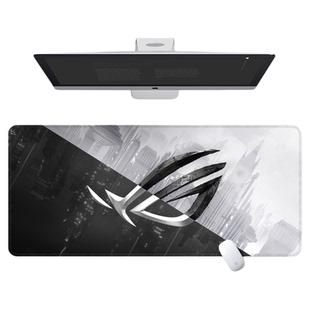 ROG超大号鼠标垫败家之眼电竞游戏锁边防滑魔霸笔记本电脑厚桌垫