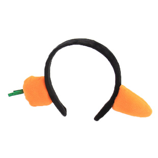 搞怪穿头胡萝卜发箍可爱咸鱼超萌卡通拍照头饰少女网红发卡头箍女