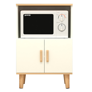 北欧餐边柜储物柜微波炉置物柜客厅小边柜厨房橱柜日式茶水柜60cm