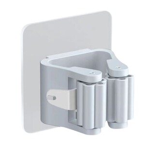 拖把架免打孔拖把夹拖把挂钩卫生间挂架神器强力壁挂收纳厨房浴室