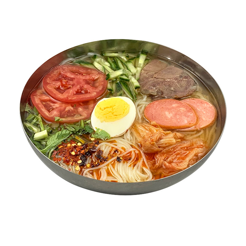 东北朝鲜正宗大冷面330g/袋装3包料延吉大妈酸甜凉面条烤冷面外卖