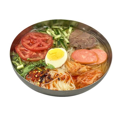 东北朝鲜正宗大冷面330g/袋装3包料延吉大妈酸甜凉面条烤冷面外卖