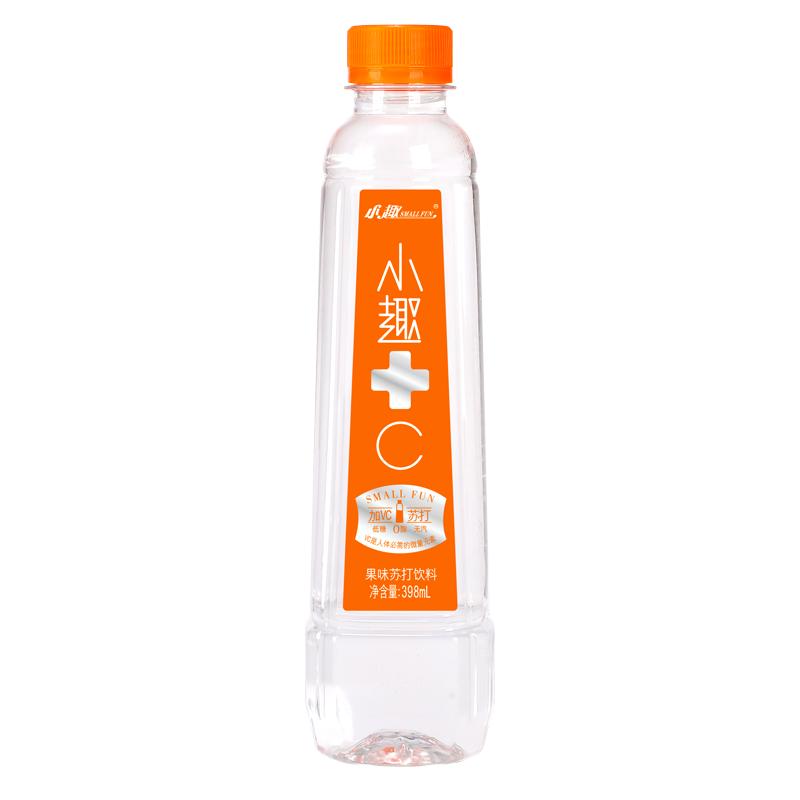 小趣VC柠檬苏打水饮料整箱398ml*15瓶低糖维生素果味饮料弱碱加VC