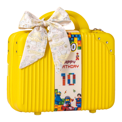 满月周岁伴手礼盒定制手提行李箱