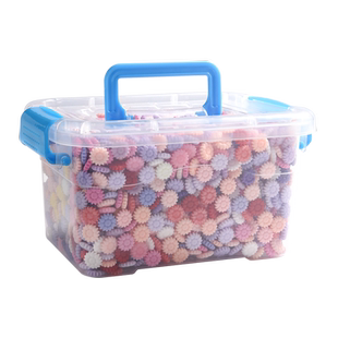 火漆蜡粒女孩儿童火漆印章蜡粒套装可爱手账章头全套蜡烛火星火气昂章火机火鸡火膝昂腊粒1000粒混色批发便宜