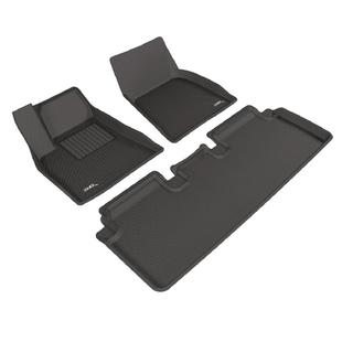 3D适用特斯拉model3脚垫modelY modelX models专车用TPE汽车踏垫