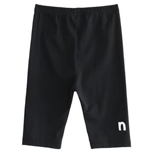 NNGZ女童鲨鱼皮打底裤夏季儿童短裤外穿高弹透气瑜伽紧身裤骑行裤
