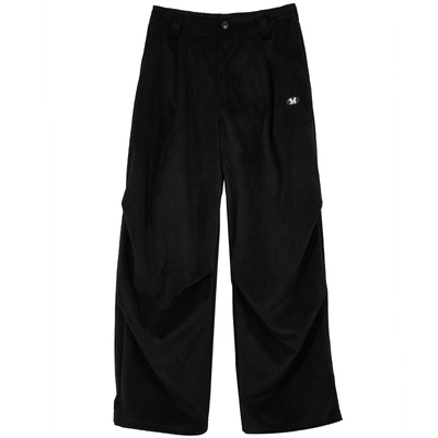 MLMR男装冬新款松弛感宽松阔腿工装裤子男女款复古休闲伞兵裤长潮