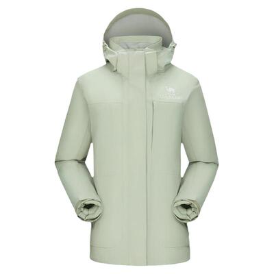 骆驼女装鹅绒羽绒服冲锋衣外套三合一2025年冬季新款户外休闲外套