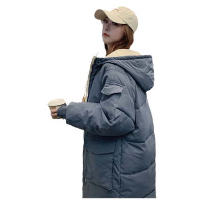 和锋金羽中长款oversize棉服外套