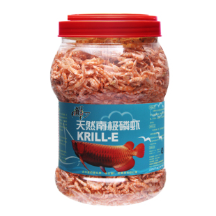 南极磷虾龟粮龙鱼鱼食脱盐淡水冻干虾干罗汉血鹦鹉锦鲤鱼银龙饲料