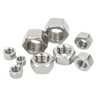 GB6175 304不锈钢加厚螺母超厚螺帽加长加高M6M8M10M12M14M16-M56