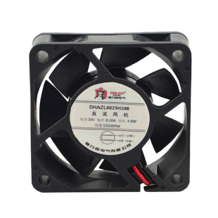 德力西轴流风机直流DC24V 小型工业配电柜机柜散热排风扇高速静音