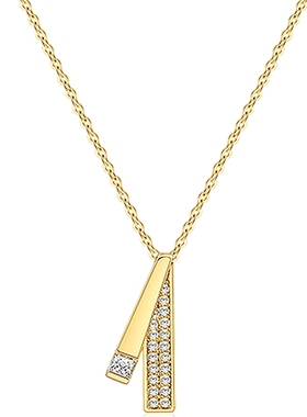 阿吉豆项链女精致闪耀气质锁骨链