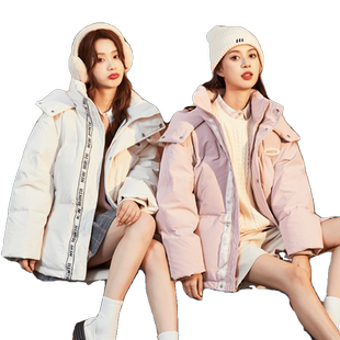 唐狮冬季羽绒服女高级感超好看黑色面包服新款小个子短款外套