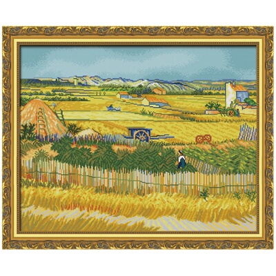丰收的季节十字绣ks满绣手工油画
