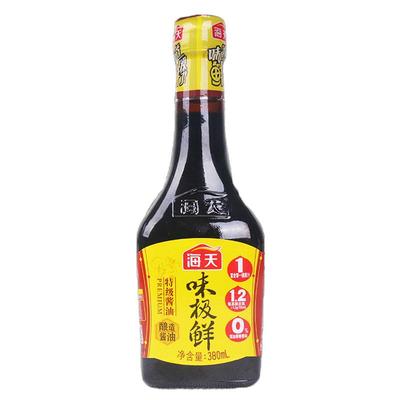 海天味极鲜特级酱油家用酿造生抽