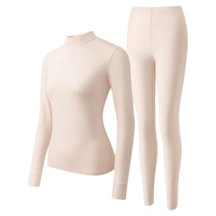 俞兆林保暖内衣女秋衣秋裤修身显瘦羊毛发热美体打底衫秋冬季套装