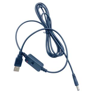 汽车载USB20升压5v转换dc电源线12v3a稳定大功率带开关延长款通用