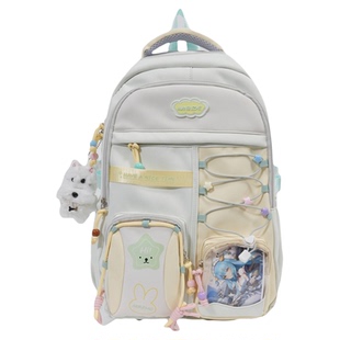 韩系高中生书包初中生女小学生三到六年级大容量高颜值双肩包背包