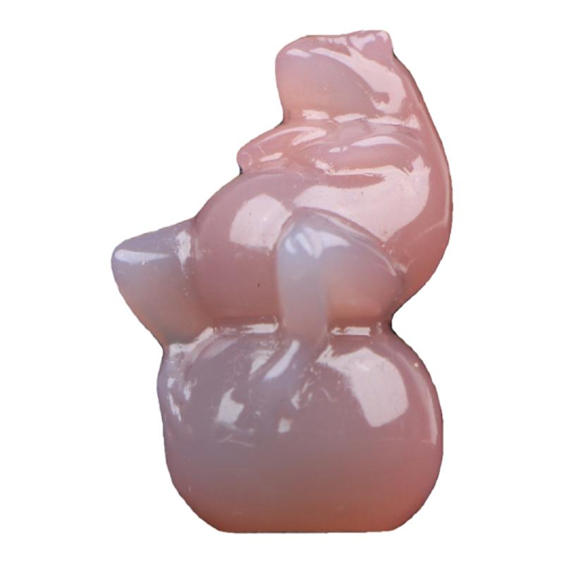 梵峙挂件粉色青花吊坠玛瑙