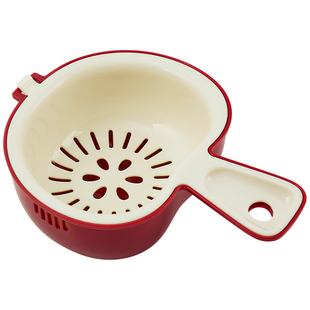 带手柄苹果沥水篮新款双层洗水果神器蓝莓清洗篮可爱小号滤水果盘