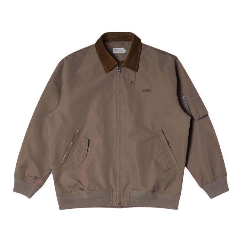 BUTTBILL日系复古拉链棒球服夹克
