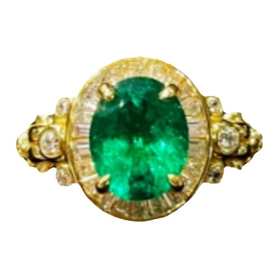 NITINHUANG4克拉培育宝石戒指