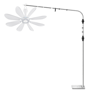 艾美特微风小吊扇落地支架床上音静固定架床头蚊帐风扇支撑杆子挂