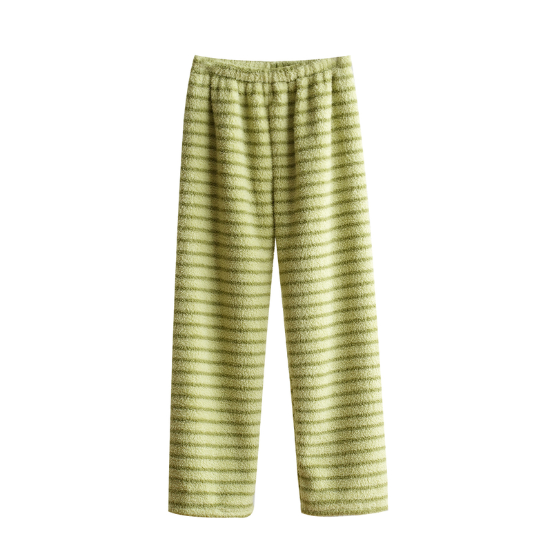 330克 女士米粒绒家居裤 厚款睡裤直筒裤 厚实保暖 柔软 冬款女装