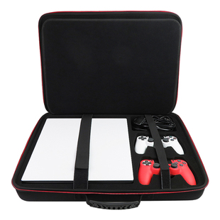 适用于索尼sony ps4 游戏机收纳包PS4 PRO保护包硬包 slim主机包配件包手柄显示器便携包手提包 配件包整理包