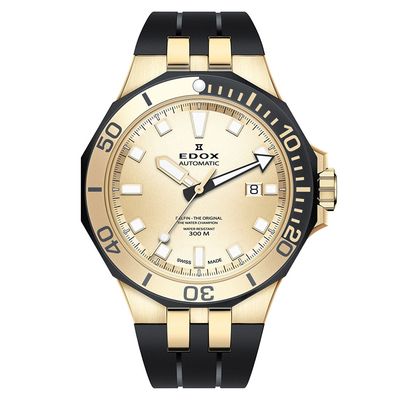 瑞士EDOX防水运动自动机械手表