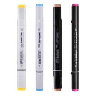 法卡勒马克笔单支自选一代二代三代四代五代软头六代大宽头学生专用肤色酒精油性墨水补充液FINECOLOUR单只笔