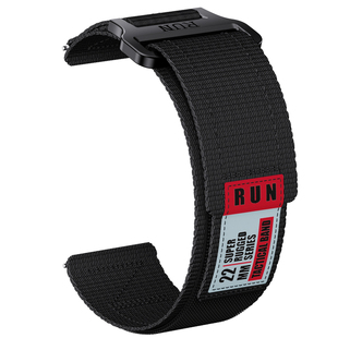 适用Garmin佳明venu X1帆布尼龙编织战术表带高驰apex4透气24mm