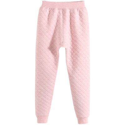 无骨彩棉夹棉内衣套装冬季保暖