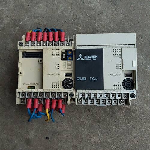 询价下单三菱FX3SA-20MR2台，拆机，打包处理 可开发票