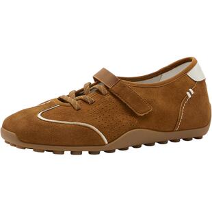 Bata运动休闲鞋2026夏季商场新款时尚简约舒适透气芭蕾鞋ABI37BA6