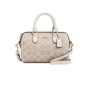 【自营】COACH/蔻驰波士顿包Rowan系列经典老花手提单肩斜挎包