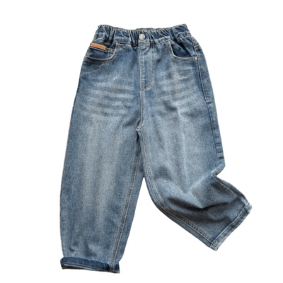 88%棉~弹力牛仔裤男童春秋长裤