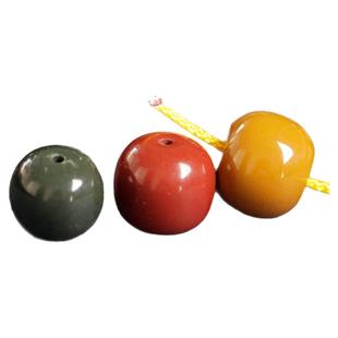 天然阿拉善红绿灯老形桶珠彩玉玛瑙散珠手串顶珠金刚星月菩提配饰