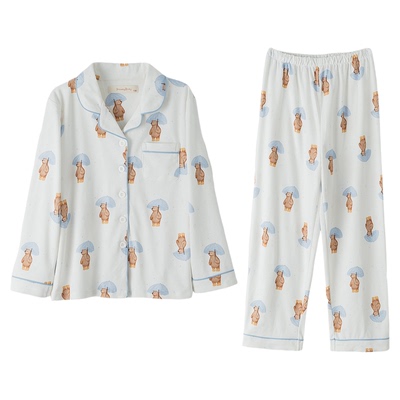 Dreamydiary秋季纯棉男童家居服