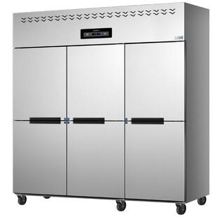 新飞 六门冰箱商用双温厨房冷藏冷冻商用冷柜立式大容量六门冰柜