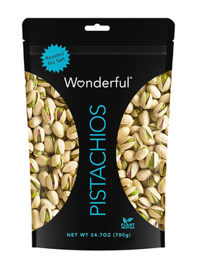 【当季大颗粒，不含食用盐】Wonderful万多福进口无盐开心果700克