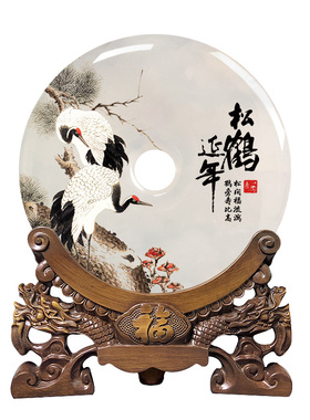 老人爷爷爸爸大寿定制玉石礼物