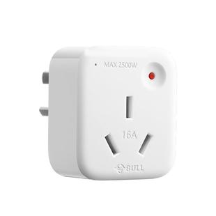 公牛插座转换插头10a转16a家用空调热水器多用电源转换器过载保护