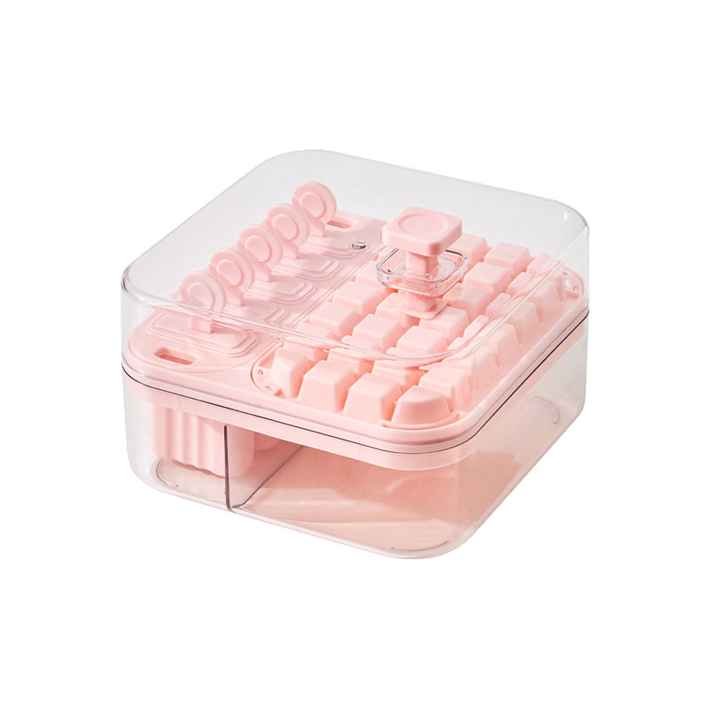 冰块模具神器自制冰格雪糕二合一家用食品级儿童冰棒冰淇淋储存盒