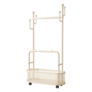 衣架落地卧室阳台挂衣架家用可移动简易衣帽架室内收纳晾晒衣服架