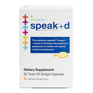 现货 Speak说话鱼油Omega3激发儿童语言功能发育可扭开式鱼油